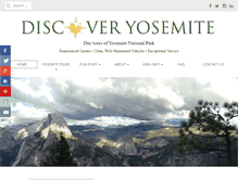 Tablet Screenshot of discoveryosemite.com